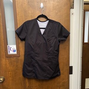 Grey's Anatomy Black Short Sleeve Women's Top